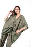Blusa in Cupro Militare donna Miss love - 1
