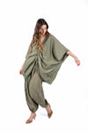 Blusa in Cupro Militare donna Miss love - 5