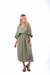 Abito Midi in Cupro Militare donna Miss love - 7