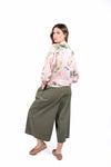 Bomber Fantasia Floreale Rosa donna Miss love - 5