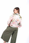 Bomber Fantasia Floreale Rosa donna Miss love - 2