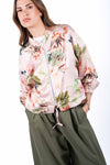 Bomber Fantasia Floreale Rosa donna Miss love - 1