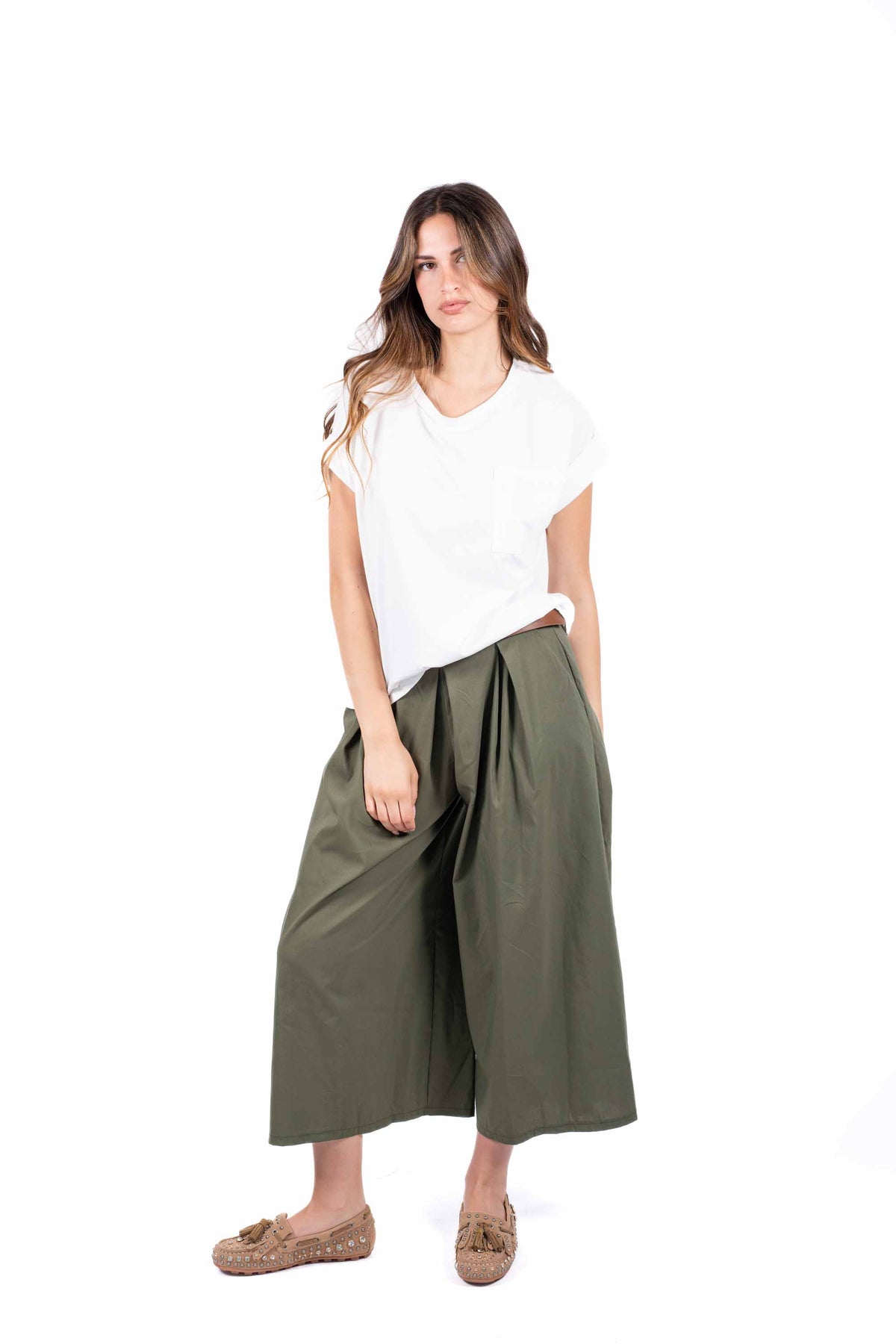T-shirt Basic con Taschino donna Miss love - 2