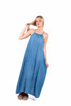 Abito Lungo in Chambray Halter donna Miss love - 3