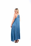 Abito Lungo in Chambray Halter donna Miss love - 4