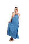 Abito Lungo in Chambray Halter donna Miss love - 6