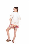 Shorts Stampa Floreale con Cintura donna Miss love - 4