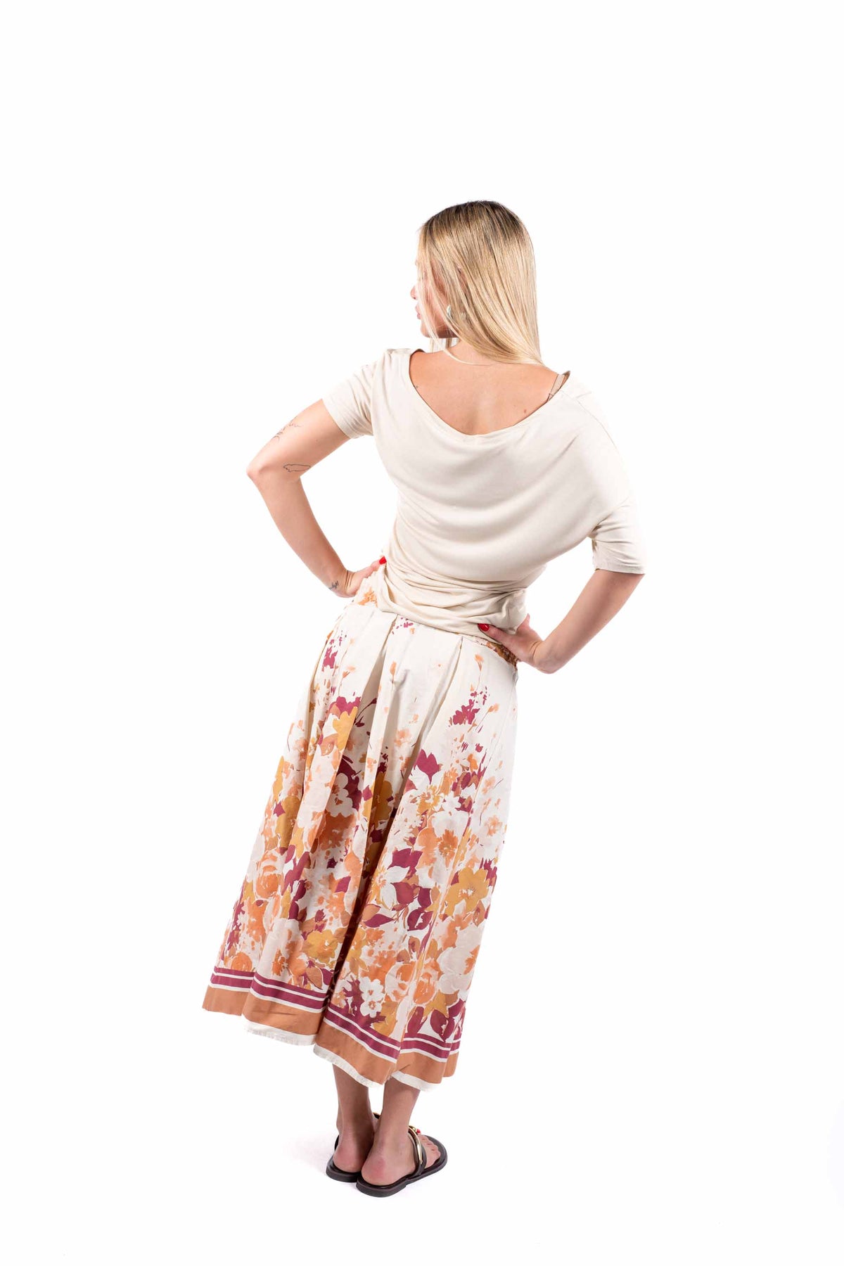 Blusa Basic con Scollo a Barchetta donna Miss love - 4