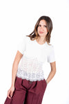 T-Shirt Combinata Effetto Corsetto donna Miss love - 2