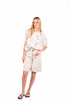 Blusa in Sangallo Panna donna Miss love - 4