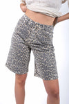 Bermuda Denim Animalier donna Miss love - 1