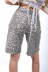 Bermuda Denim Animalier donna Miss love - 5