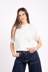 T-Shirt con Top in Pizzo Panna donna Tensione in - 1