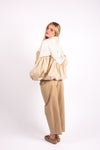 Pantaloni Ballon Beige donna Tensione in - 5
