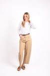 Pantaloni Ballon Beige donna Tensione in - 4