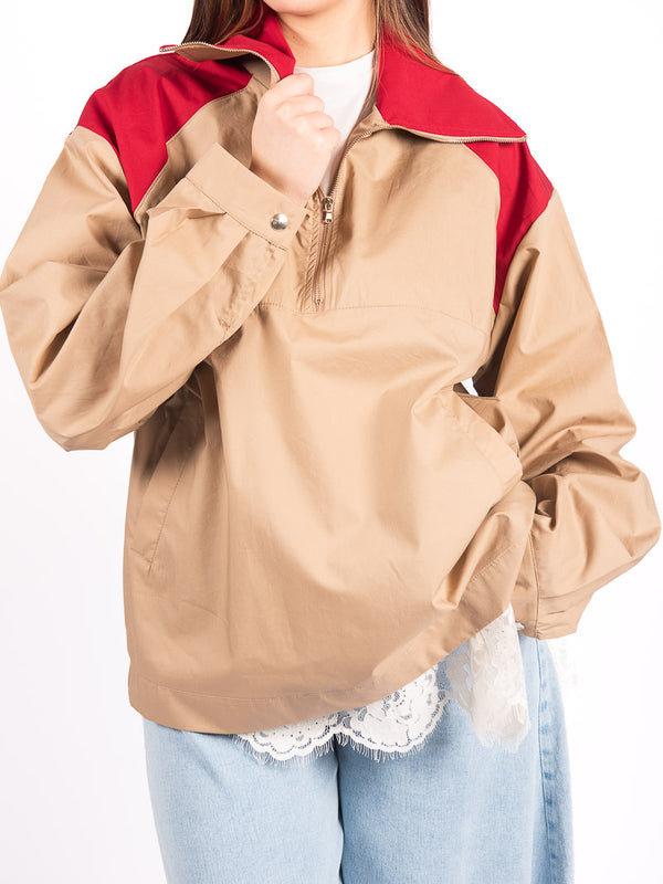 Giubbino Anorak Bicolor da donna Tensione in