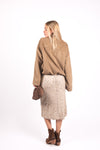 Giubbino Effetto Suede Cammello donna Tensione in - 5