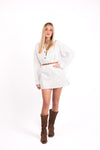 Abito Chemisier in Denim Bianco donna Tensione in - 2