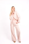 Pantaloni Wide Leg Sartoriali Rosa donna Maryley - 4