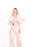 Blazer Rosa con Chiusura Asimmetrica donna Maryley - 5