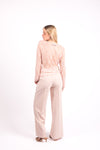 Blusa in Pizzo Rosa Semitrapsarente donna Maryley - 2