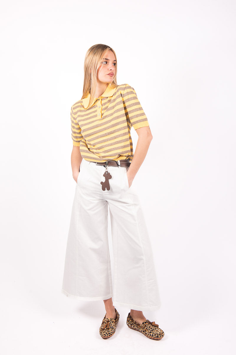 Polo in Maglia a Righe donna Miss love - 2