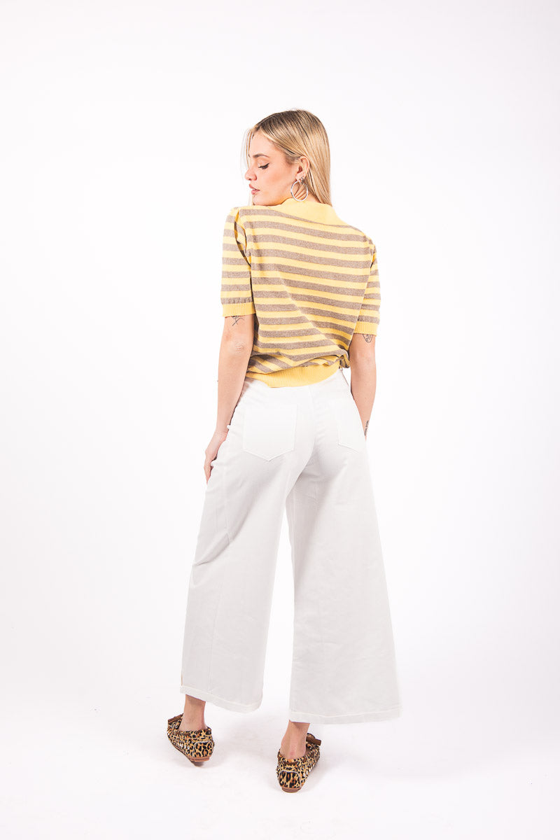 Polo in Maglia a Righe donna Miss love - 6