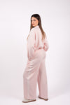 Completo in Scuba leggero con Alamari Rosa donna Miss love - 7