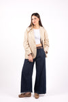 Blazer Rigato Beige donna Miss love - 1