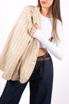 Blazer Rigato Beige donna Miss love - 4