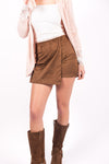 Minigonna Shorts Effetto Suede donna Miss love - 1