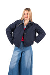 Bomber Oversize Blu donna Miss love - 1