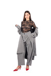 Blusa in Pizzo Semitrasparente Nero donna Miss love - 4