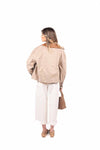 Giubbino Corto con Maxi Tasche Beige donna Maryley - 5