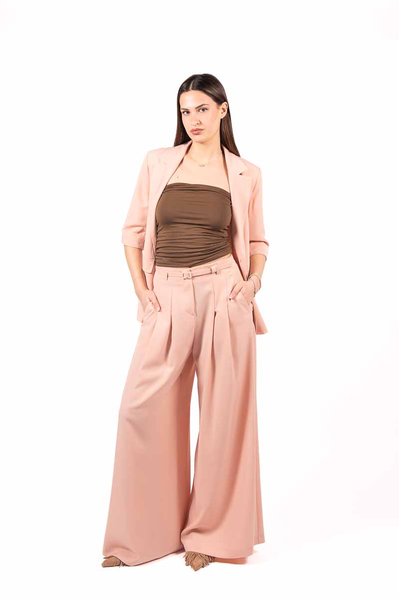 Blazer Manica 3/4 Rosa donna Maryley - 5