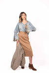 Blusa in Denim donna Tensione in - 3