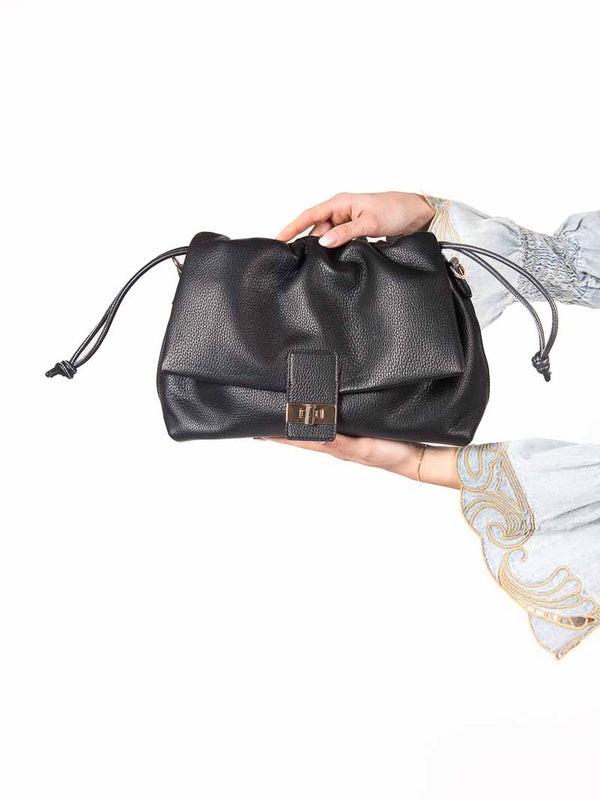Borsa Morbida Nera da donna Miss love