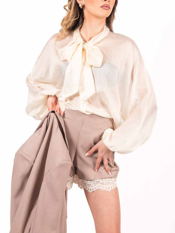 Blusa Bow Light da donna Tensione in