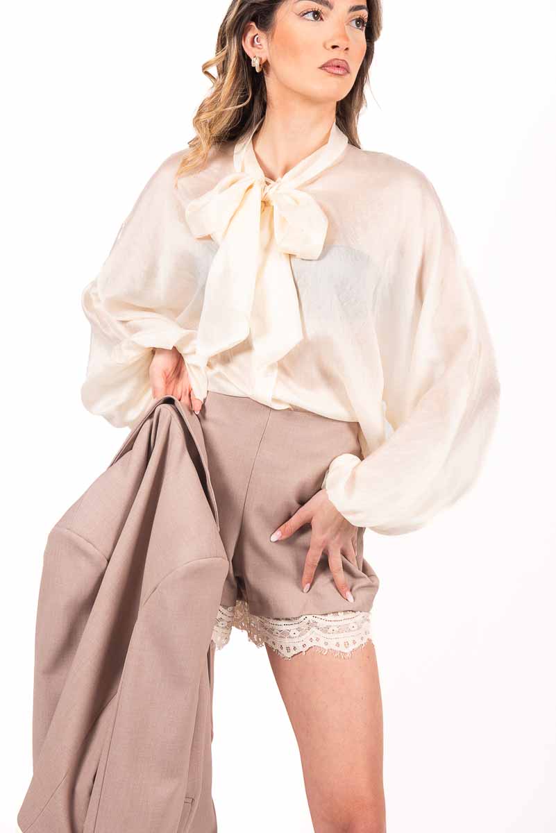 Blusa Bow Light donna Tensione in - 1