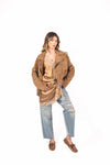 Giubbino Suede Biker donna Tensione in - 4