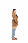 Giubbino Suede Biker donna Tensione in - 5