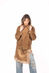 Giubbino Suede Biker donna Tensione in - 2