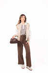 Giacca con Maniche Ricamate Beige donna Miss love - 1