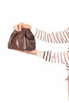 Borsa Morbida con Pieghe Cioccolato donna Miss love - 4