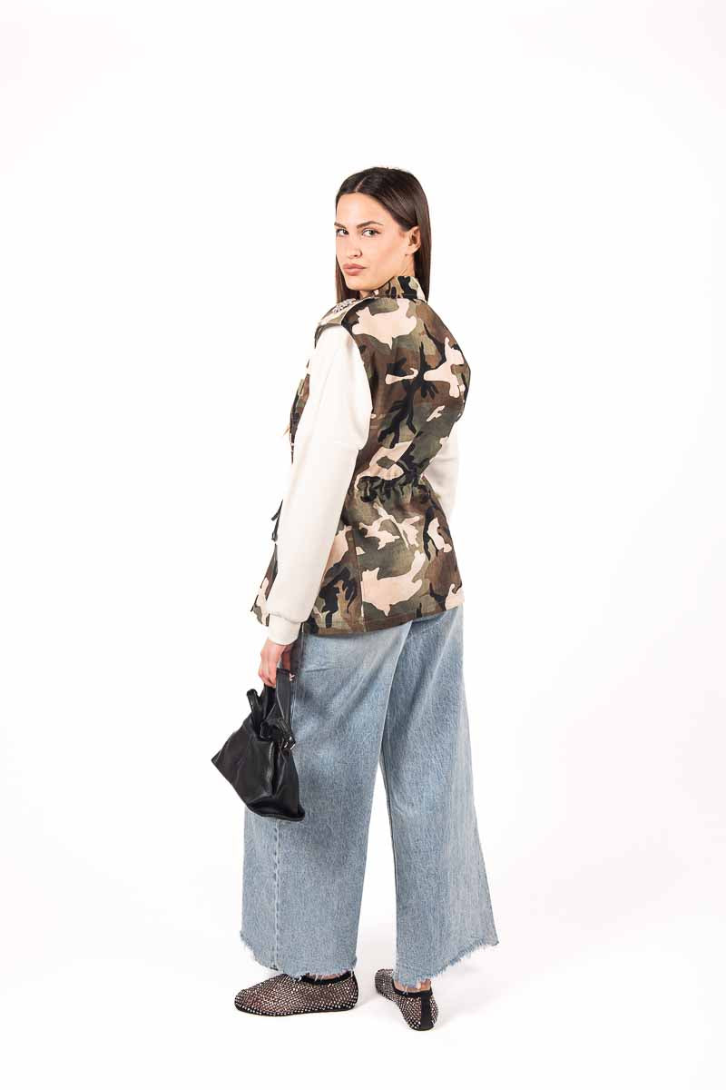 Gilet Urban Camo donna Miss love - 3