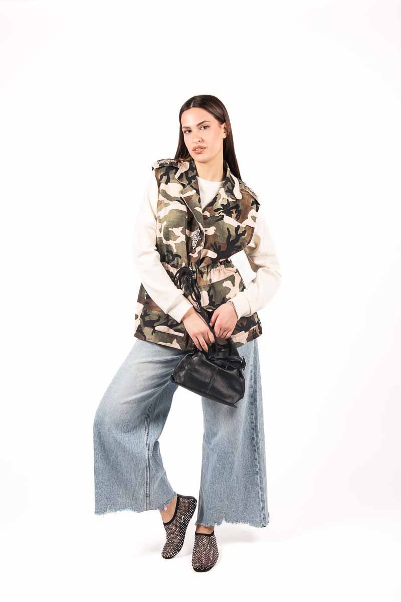 Gilet Urban Camo donna Miss love - 7