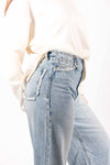 Jeans Wide Leg donna Miss love - 2