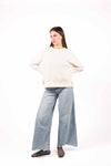 Felpa Soft Touch Panna donna Miss love - 2