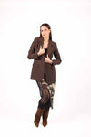 Blazer Oversize Cioccolato donna Miss love - 4