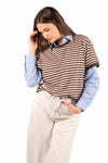 T-Shirt a Righe donna Tensione in - 1
